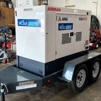 towable generator rental. 45kw