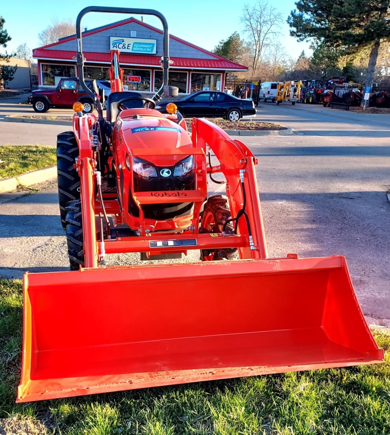 Rent a Compact Backhoe Kubota L3902 Compact Tractor AC&E Rentals